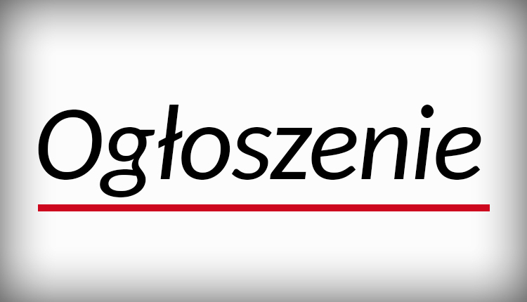 Ogłoszenie