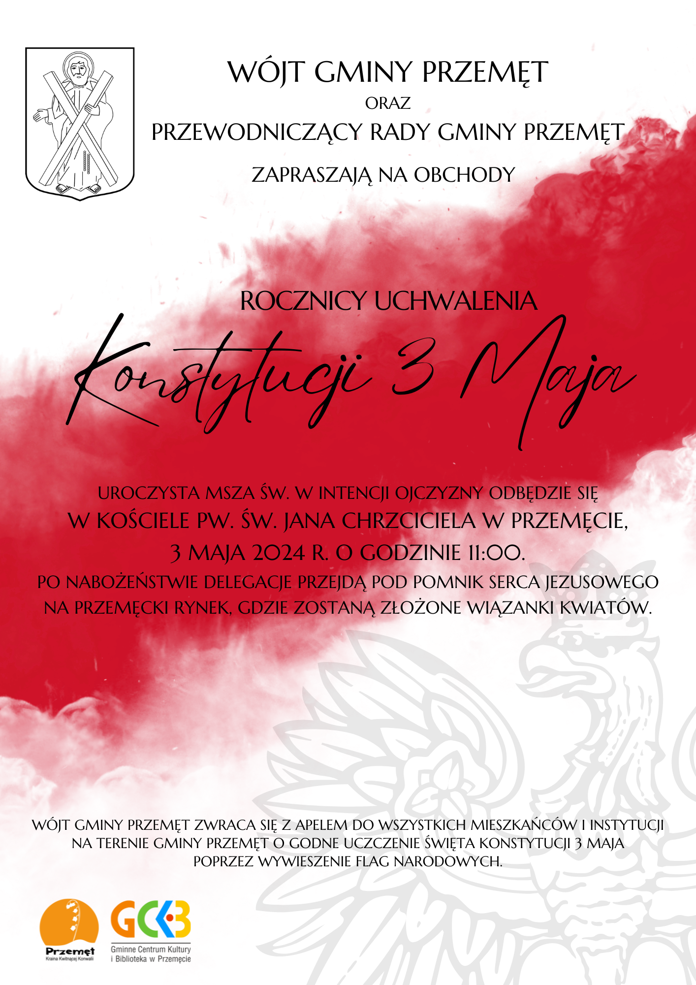 plakat z okazji święta 3 maja